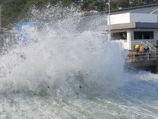 Prevén oleaje más rápido y alto en la costa salvadoreña durante este fin de semana