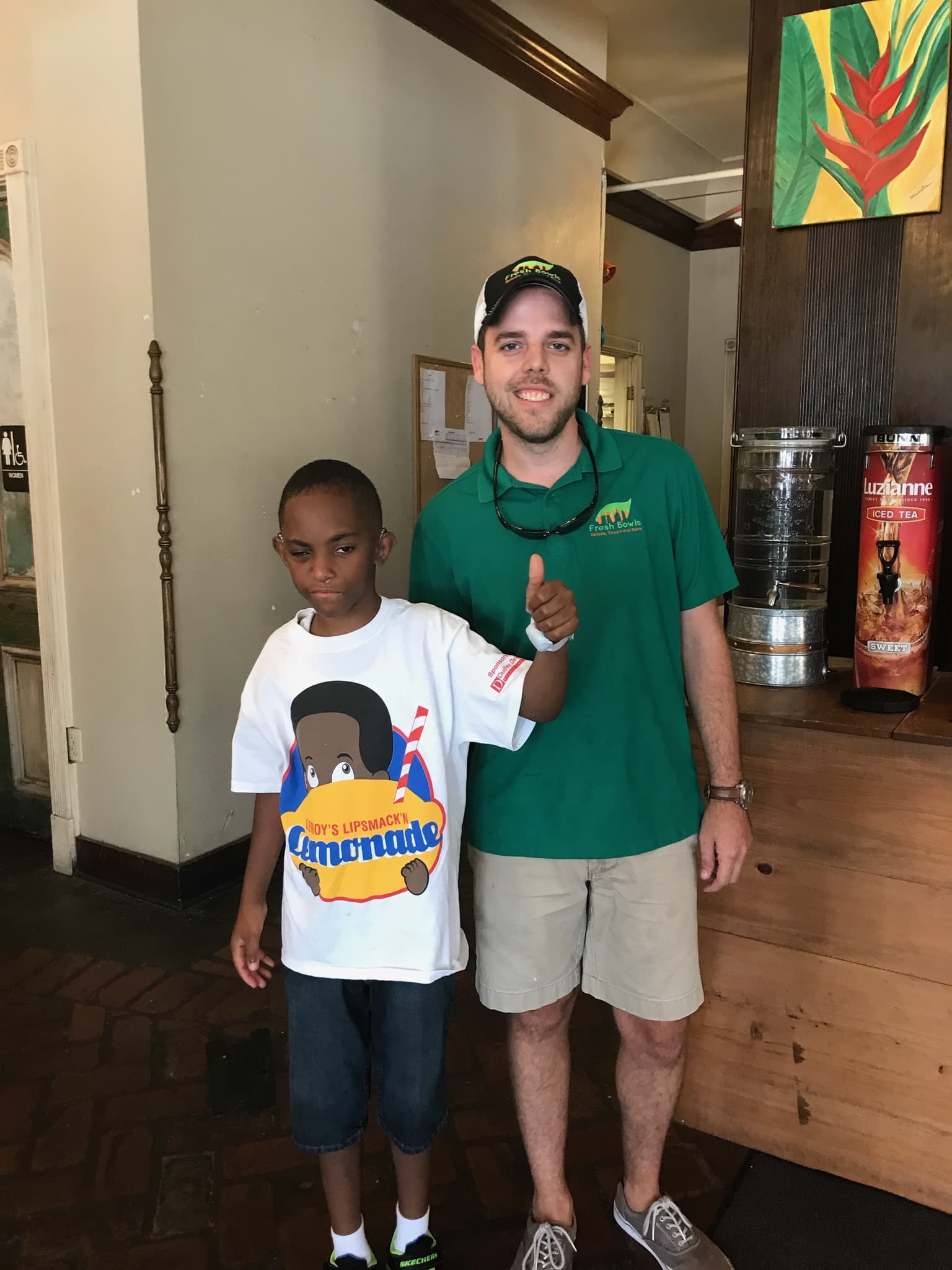 Leroy and Andrew (Fresh Bowls owner)