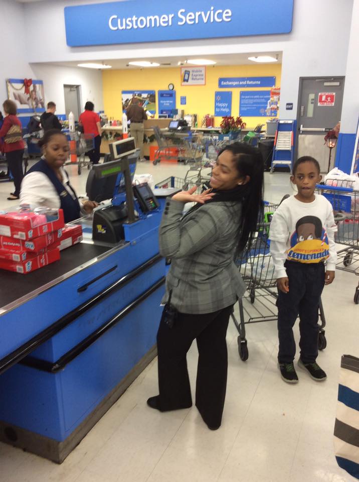 Donating to Children's Toy Drive