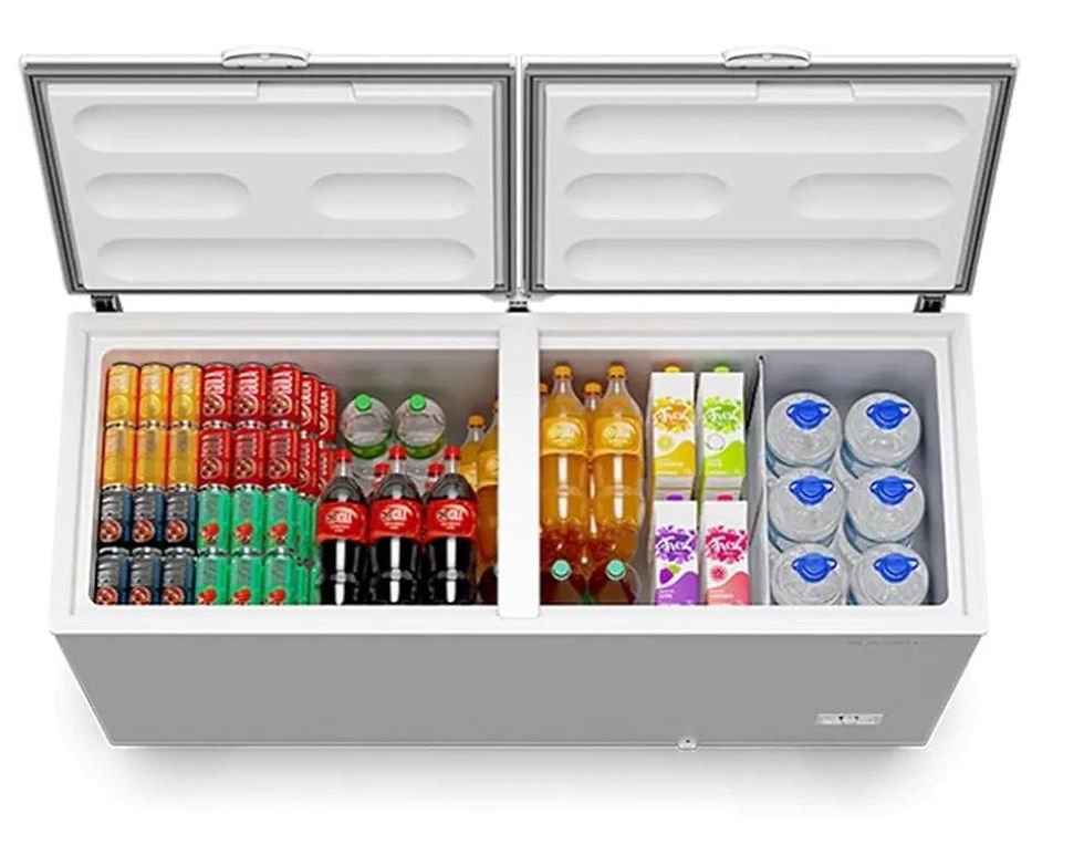 Miniatura: Freezer Inverter Dupla Ação 543l Da550if Tech Bivolt Metalfrio Branco