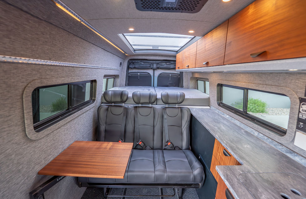 Rambler Seating System in 2025 Doc Holliday 170 Pro-X Camper Van by Off Highway Van