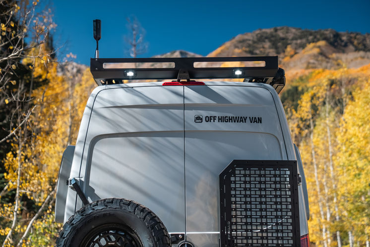 2026 Off Highway Van Doc Holliday 170 Offroad Off-Grid Mercedes Sprinter Camper Van With Dark Star Offroad Accessories