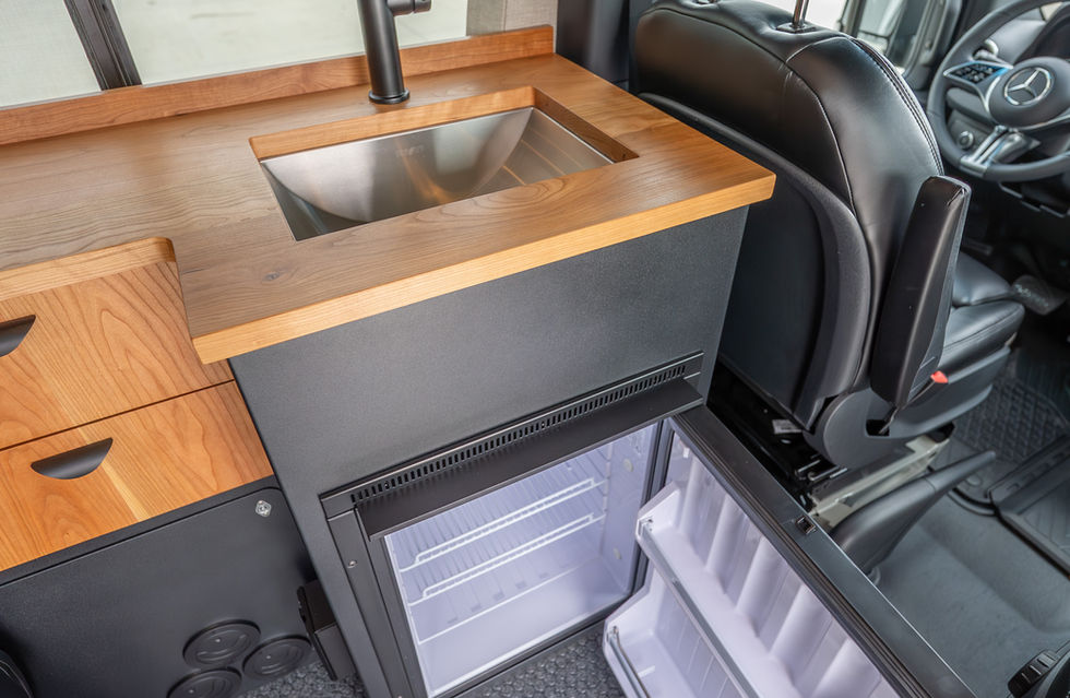 2025 Doc Holliday 144 Pro-X Offroad Camper Van Kitchen by Off Highway Van