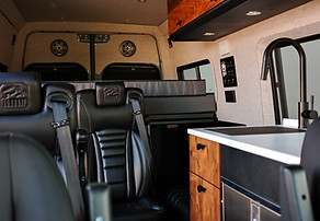 2026 Sundance Kid 144 Basecamp Luxury Off-Grid Camper Van Interior Designed by Off Highway