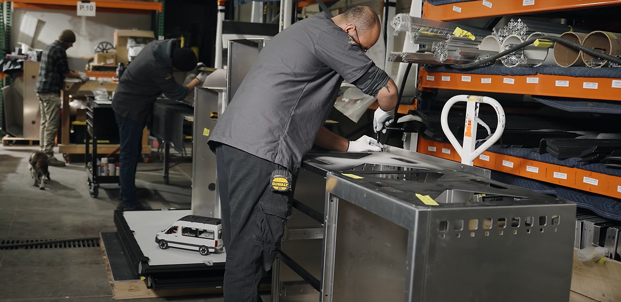 Off Highway Van Engineered Galley