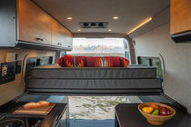 2026 Off Highway Van Davey Jackson 144 Offroad Off-Grid Mercedes Benz Sprinter Camper Van Interior With Expanding Bedframe