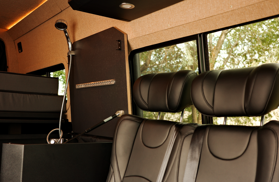 2026 Davey Jackson 144 Pro Luxury Off Grid Camper Van Interior Designed by Off Highway Van With Convertible Shower