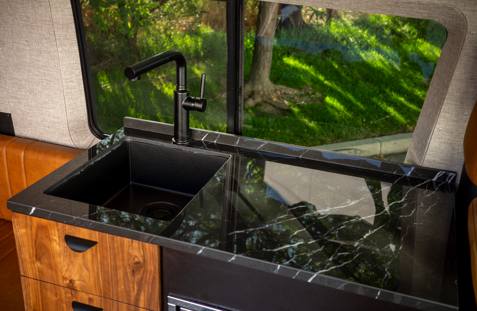 2026 Sundance Kid 144 Pro-X Luxury Adventure Van Kitchen Designed by Off Highway Van