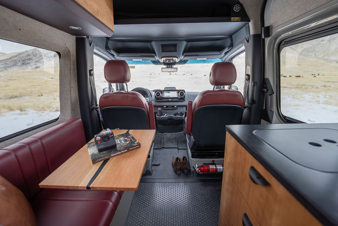 2026 Off Highway Van Davey Jackson 144 Offroad Off-Grid Mercedes Benz Sprinter Camper Van With Custom Upholstery