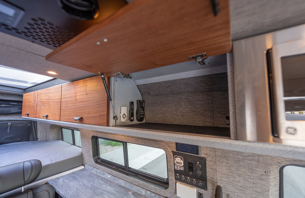 Aluminum Cabinets in 2025 Doc Holliday 170 Pro-X Camper Van by Off Highway Van