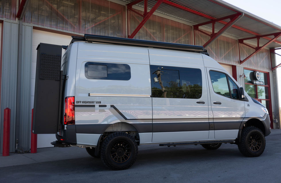 2026 Davey Jackson 144 Pro Luxury Off Grid Camper Van Engineered by Off Highway Van