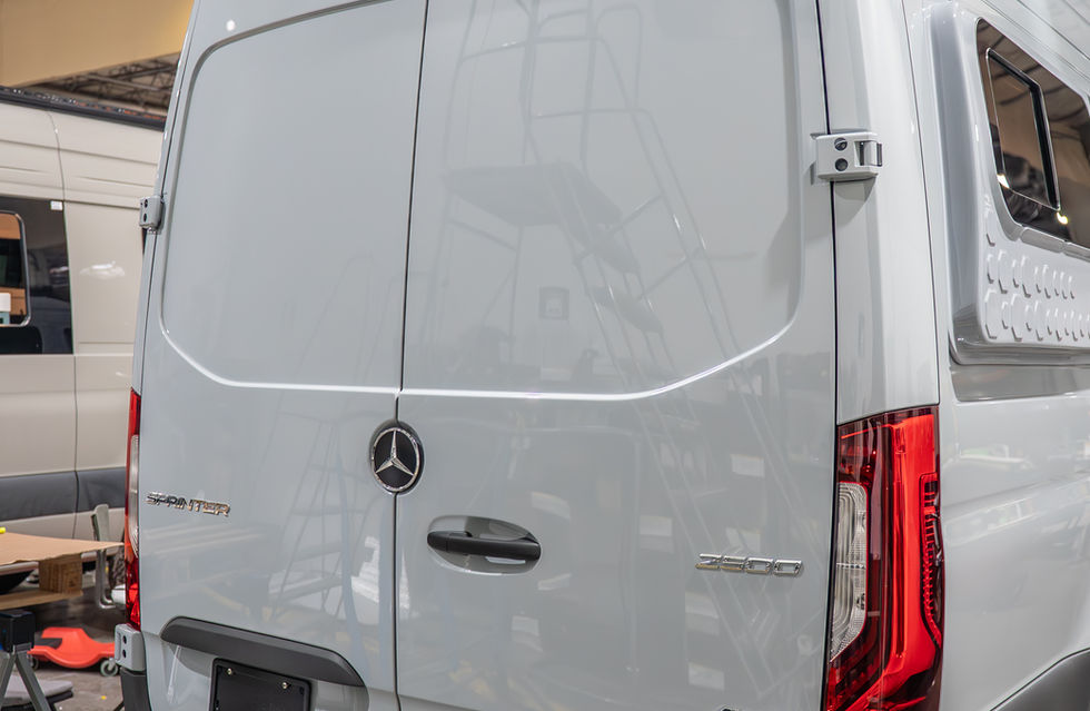 Doc Holliday 170 Basecamp+ Off-Grid Offroad Adventure Camper Van by Off Highway Van Door Open