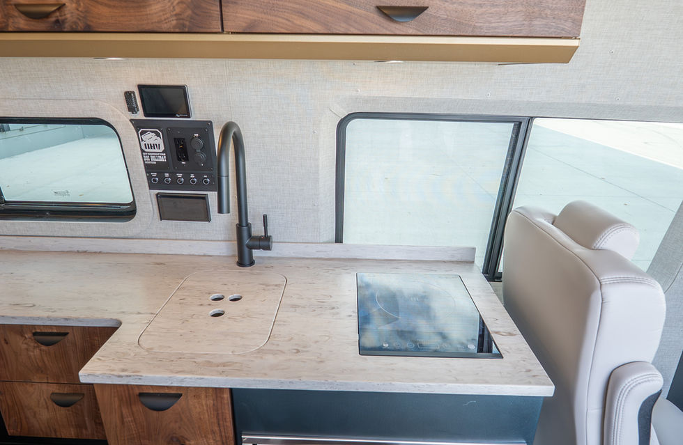 2025 Doc Holliday 170 Pro Offroad Mercedes Benz Sprinter Camper Van Kithen Engineered by Off Highway Van