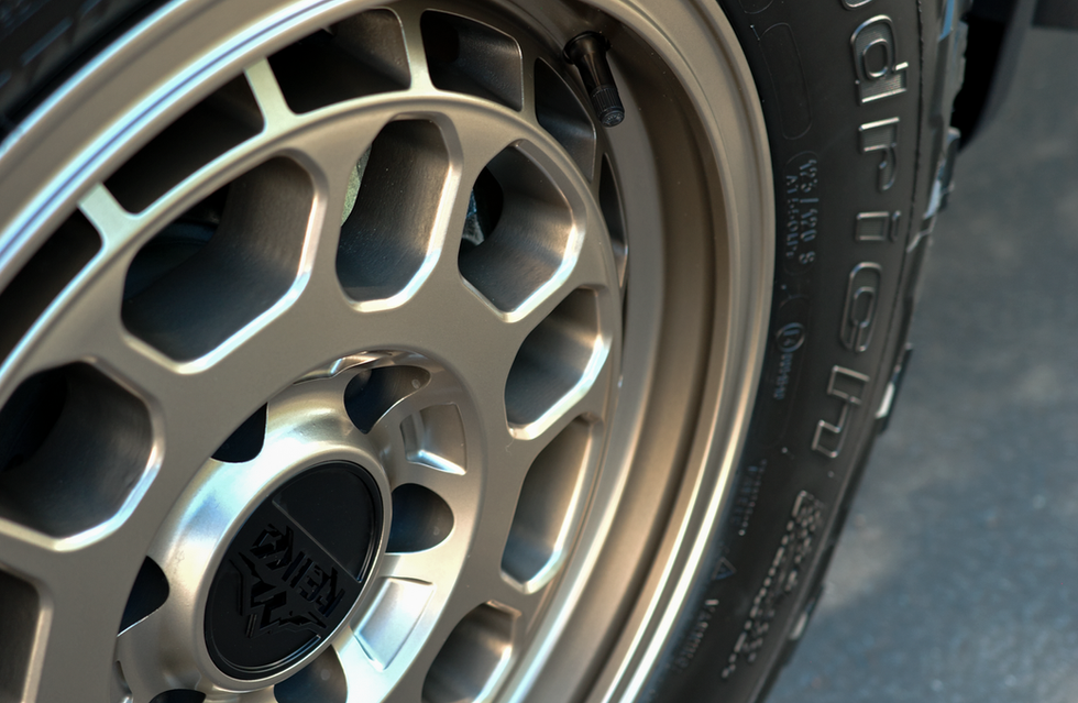 Reika Wheels on a 2026 Davey Jackson 170 Pro Off Road Adventure Van Engineered by Off Highway Van