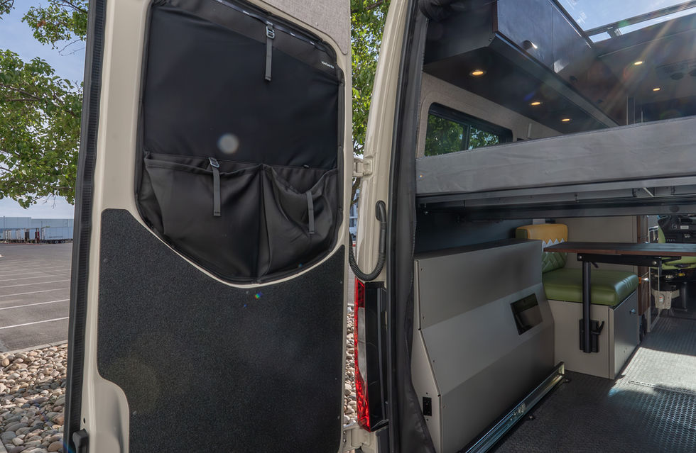 2025 Sundance Kid 144 Pro-X Off-Grid Camper Van Electrical Utility Box