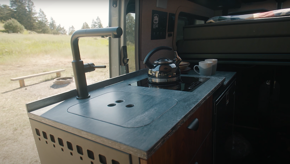 2025 Davey Jackson 144 Pro-X Camper Van Galley by Off Highway Van