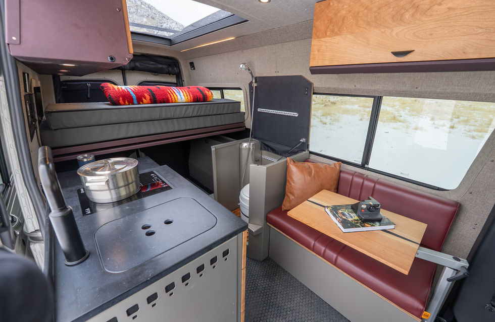Davey Jackson 144 Pro-XR Camper Adventure Van Interior by Off Highway Van