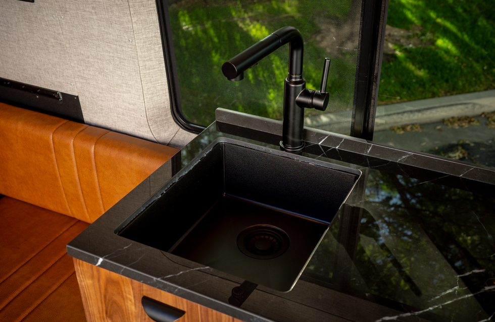2026 Sundance Kid 144 Pro-X Luxury Adventure Van Kitchen Designed by Off Highway Van