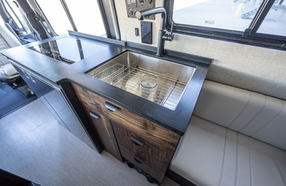 Davey Jackson 170 Pro-XR Adventure Camper Van Sink and Delta Faucet