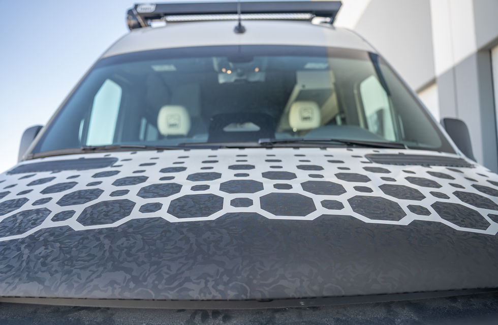 Davey Jackson 170 Pro-XR Adventure Van With 3M Shadow Black Wrap + Graphics
