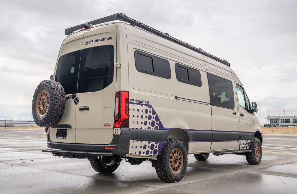 Davey Jackson 170 Pro Off-Grid Offroad Adventure Camper Van by Off Highway Van