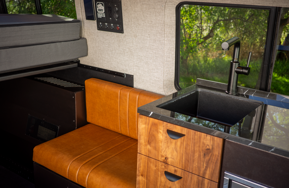 2026 Sundance Kid 144 Pro-X Luxury Adventure Van Kitchen Designed by Off Highway Van
