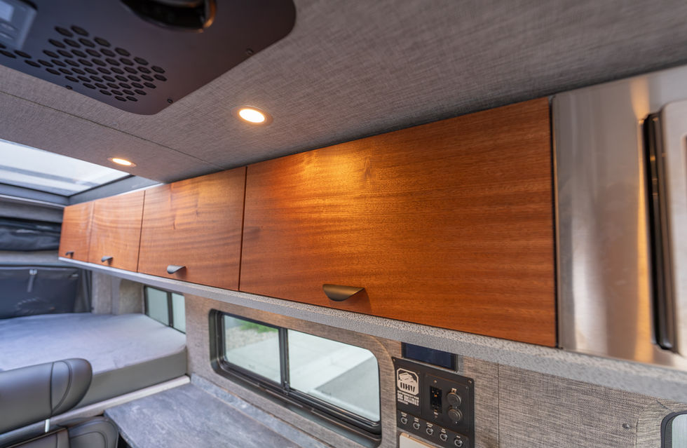 Aluminum Cabinets in 2025 Doc Holliday 170 Pro-X Camper Van by Off Highway Van