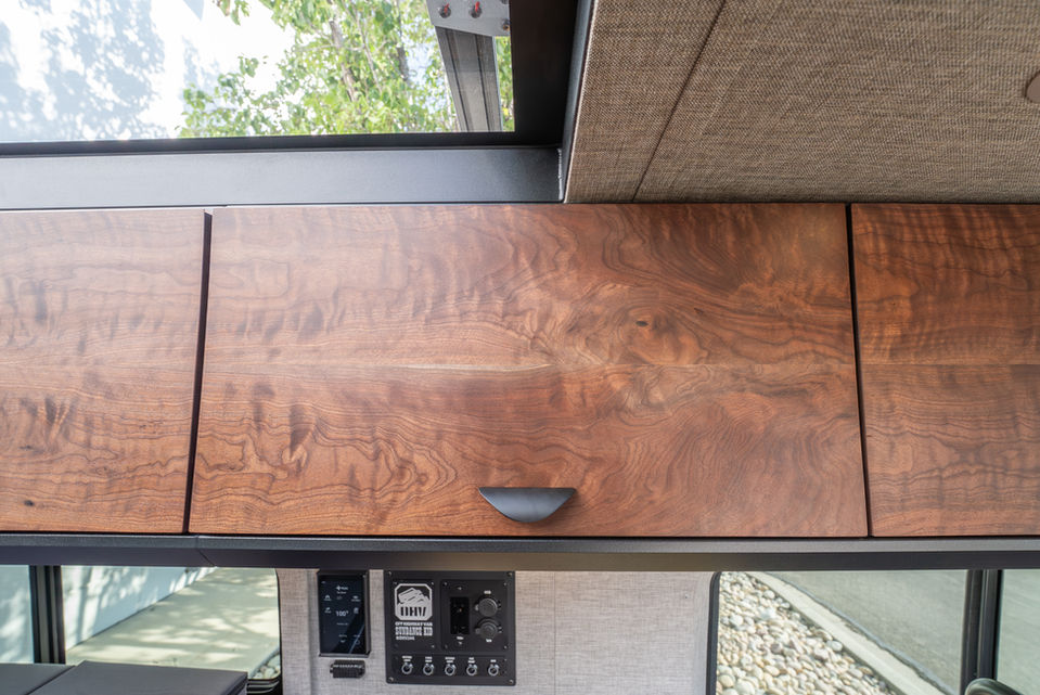 2026 Off Highway Van Sundance Kid 144 Offroad Off-Grid Mercedes Benz Sprinter Camper Travel Van Cabinetry