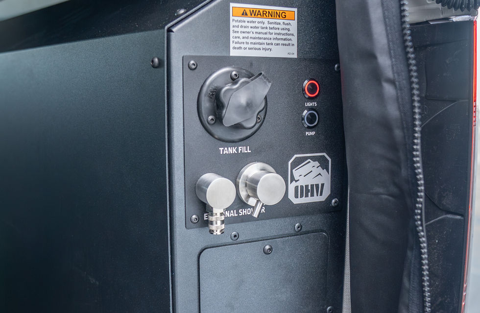 2026 Off Highway Van Sundance Kid 144 Pro Luxury Offroad Off-Grid Mercedes Benz Sprinter Camper Van Utility Boxes