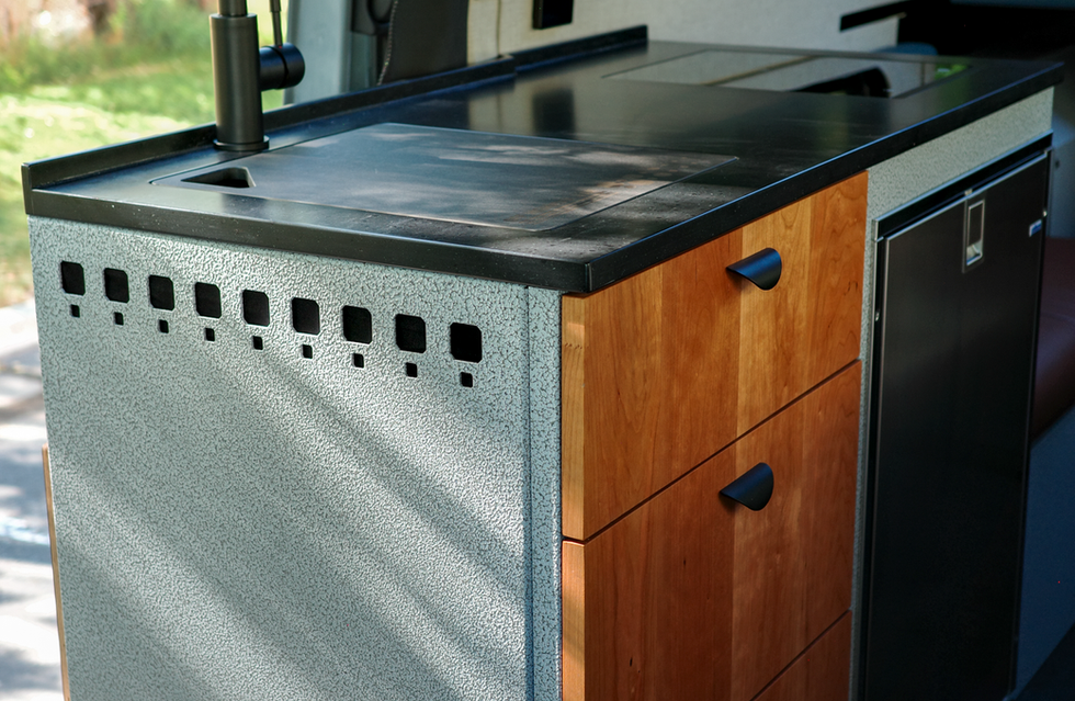 2026 Davey Jackson 170 Off Road Camper Van Kitchen Designed by Off Highway Van
