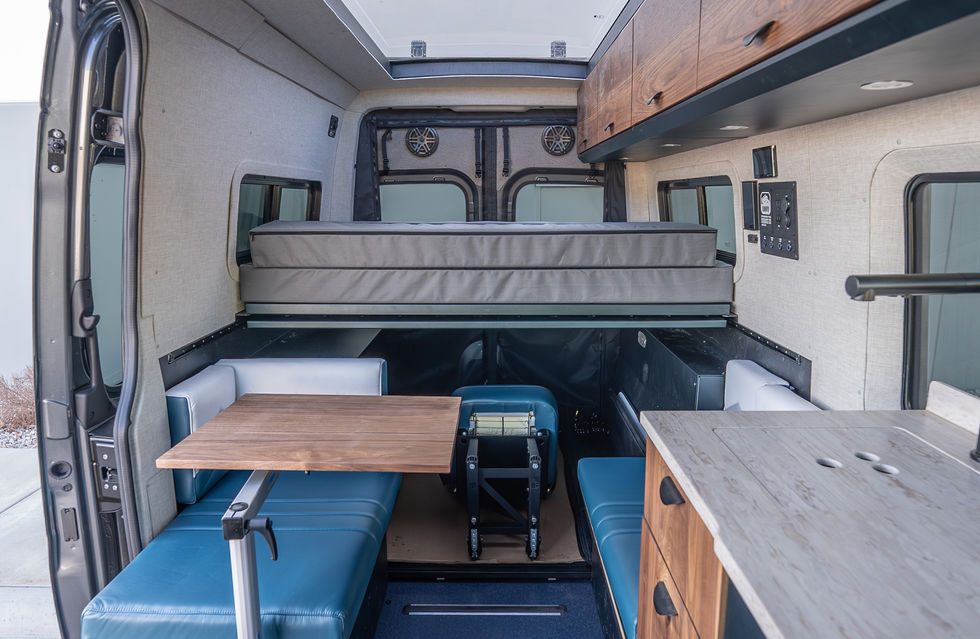 Sundance Kid 144 Pro-X Off-Grid Offroad Adventure Camper Van Interior by Off Highway Van