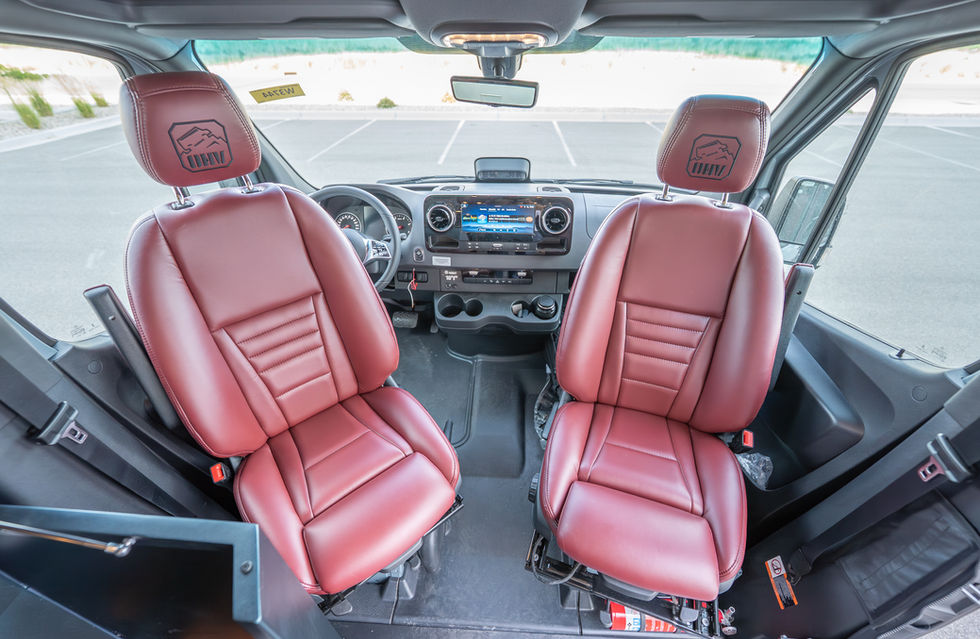 2025 Doc Holliday 170 Pro-X Off-Grid Camper Van With Custom Front Seats by Off Highway Van