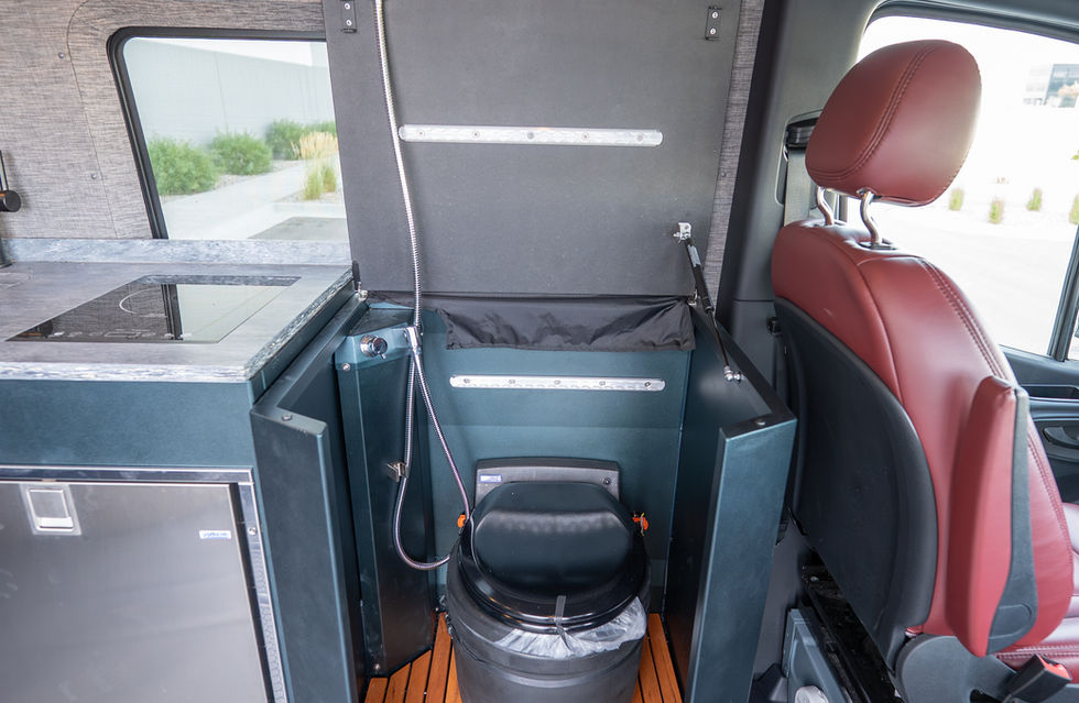 2025 Doc Holliday 170 Pro-X Off-Grid Camper Van Convertible Shower by Off Highway Van 