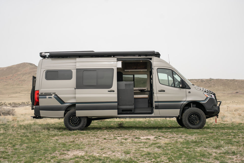 2026 Off Highway Van Davey Jackson 170 Offroad Off-Grid Mercedes Benz Sprinter Camper Van Exterior