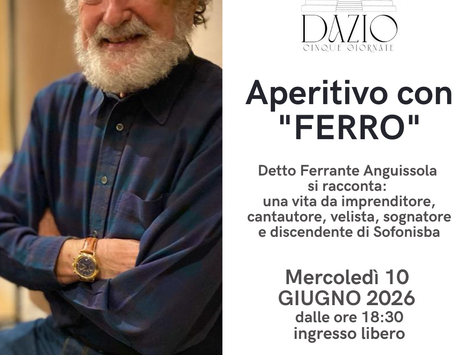 94 anni e ancora tanto da raccontare — Detto Ferrante Anguissola al Dazio 5 Giornate, Milano, il 10 giugno ore 18:30
