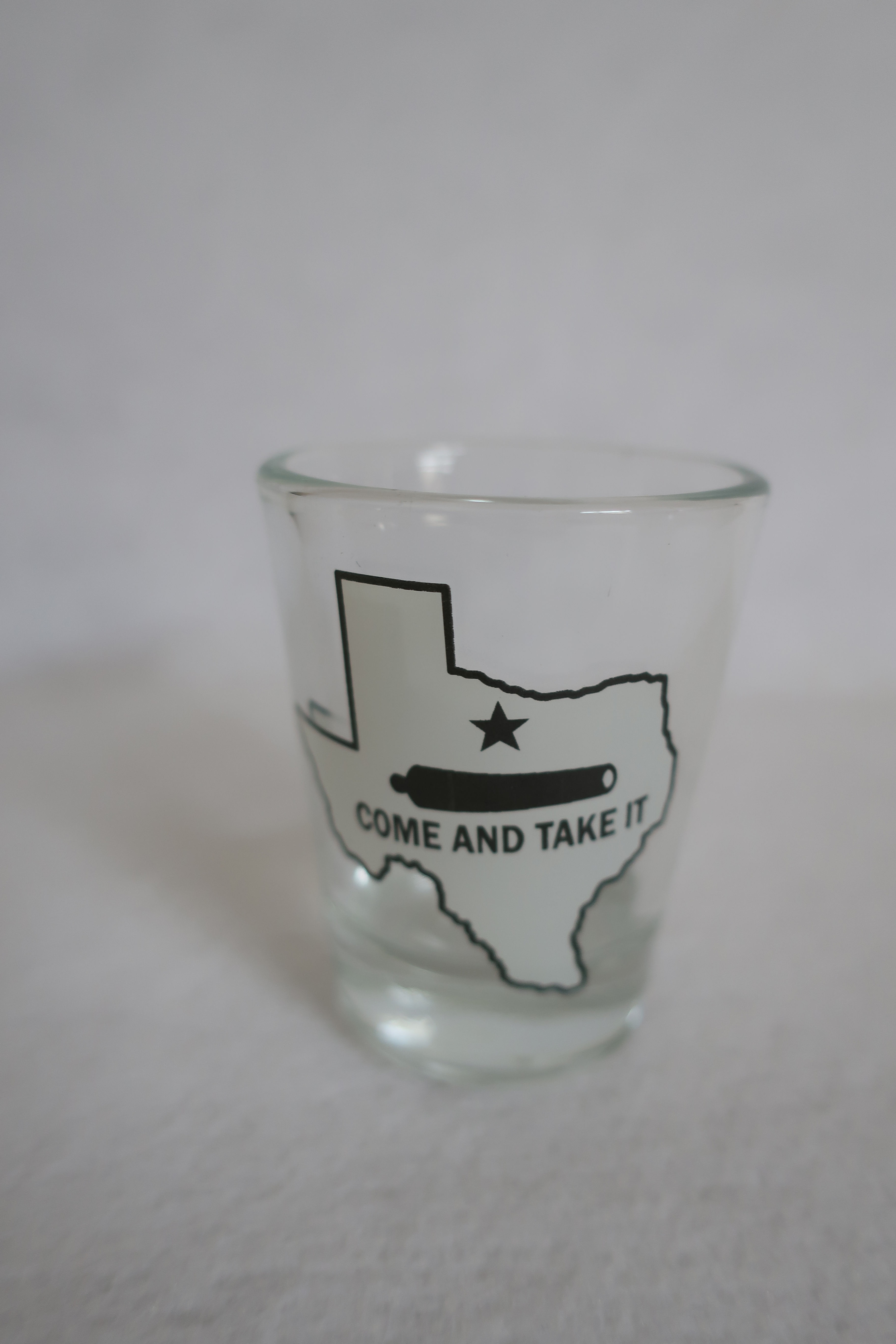 Come and Take It Shot Glass