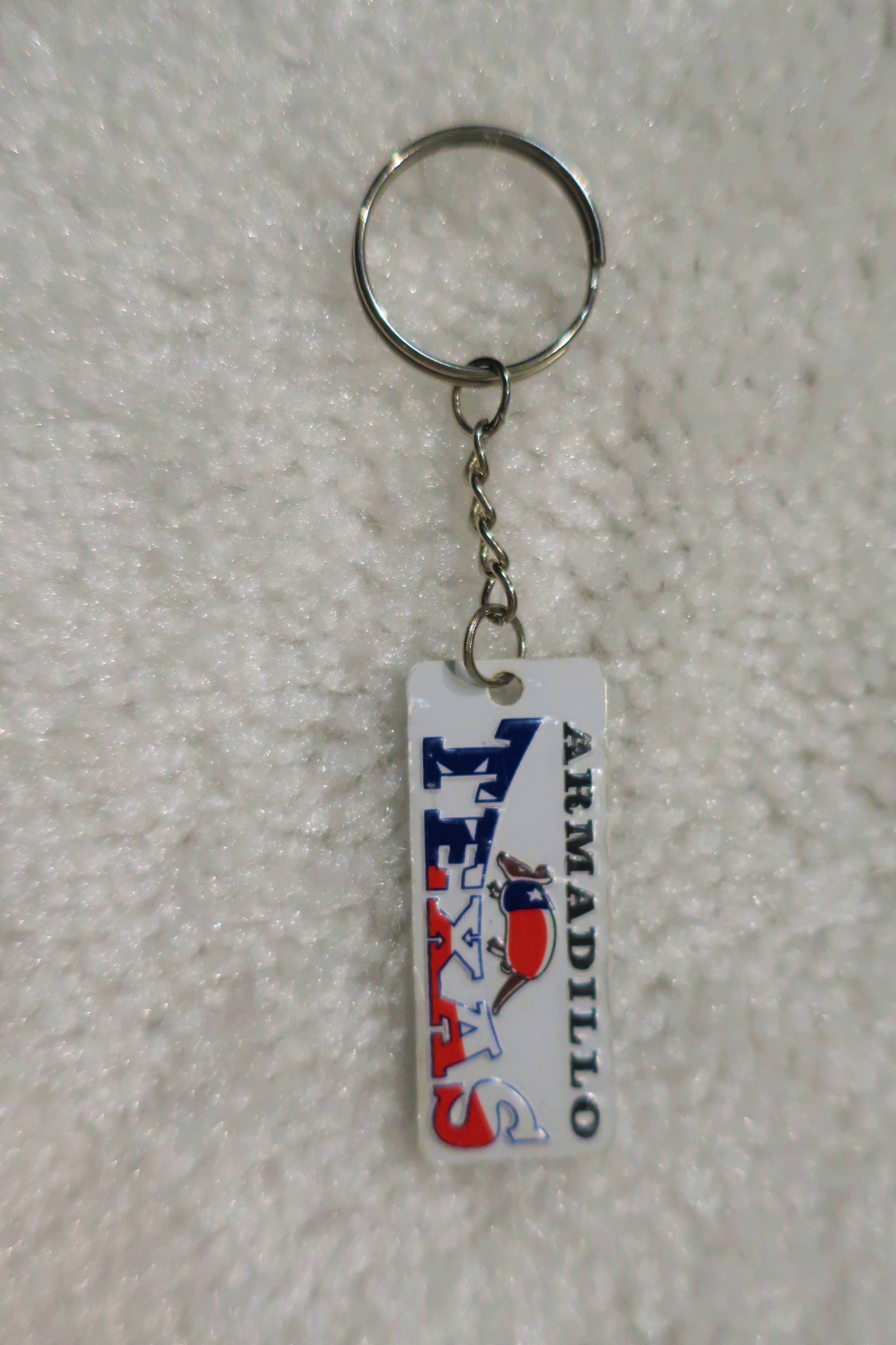 Metal Armadillo Key Chain