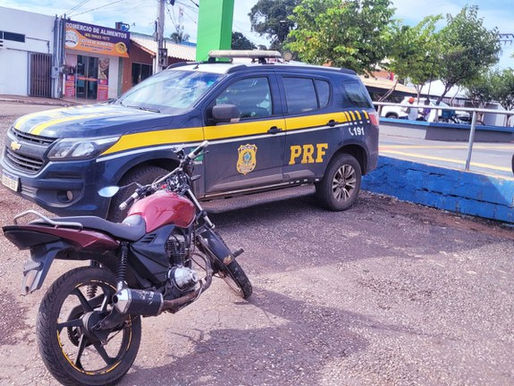 PRF flagra moto com motor adulterado e prende condutor em Jangada-MT