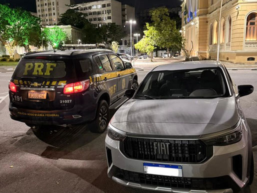 PRF recupera veículo clonado na Ponte Rio–Niterói