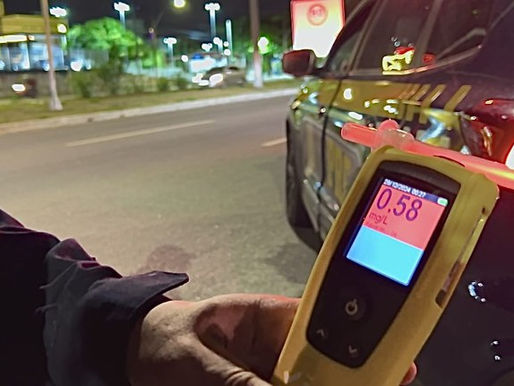 PRF prende mais um motorista por embriaguez ao volante durante fiscalização na BR-101 em Natal