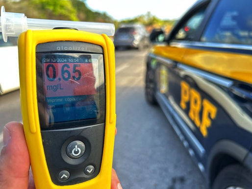 PRF detém dois condutores embriagados durante Operação Rodovida na BR-101 Norte