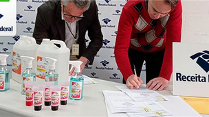 Receita Federal faz destinação sustentável de bebidas alcoólicas e óleo vegetal apreendidos