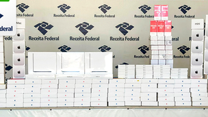 Receita Federal apreende grande quantidade de equipamentos eletrônicos de alto valor agregado