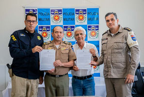 PRF/AL firma acordo de cooperação técnica com PMAL e DER-AL para delegação de fiscalização nos trechos das BRs 349 e 424 que estão sendo federalizadas