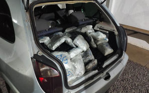 PRF apreende 357 Kg de maconha em Bataguassu (MS)
