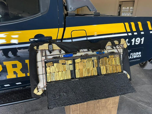 Com mais uma apreensão em Roraima, PRF se consolida como a polícia que mais apreende ouro no país