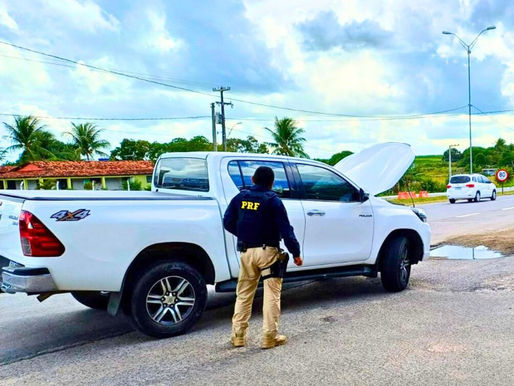 PRF recupera três veículos roubados e que circulavam clonados na Paraíba