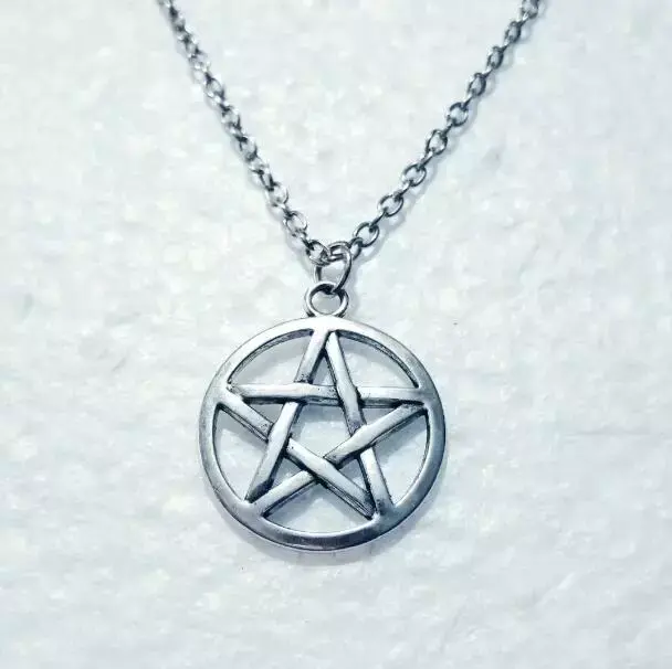 Protection Necklace Pentacle Amulet Witchcraft Jewelry