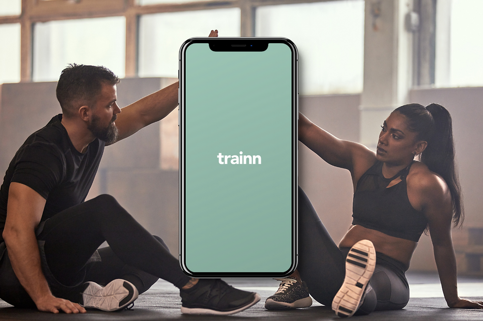 Trainn app, fitness app, personal trainer, online personal trainer