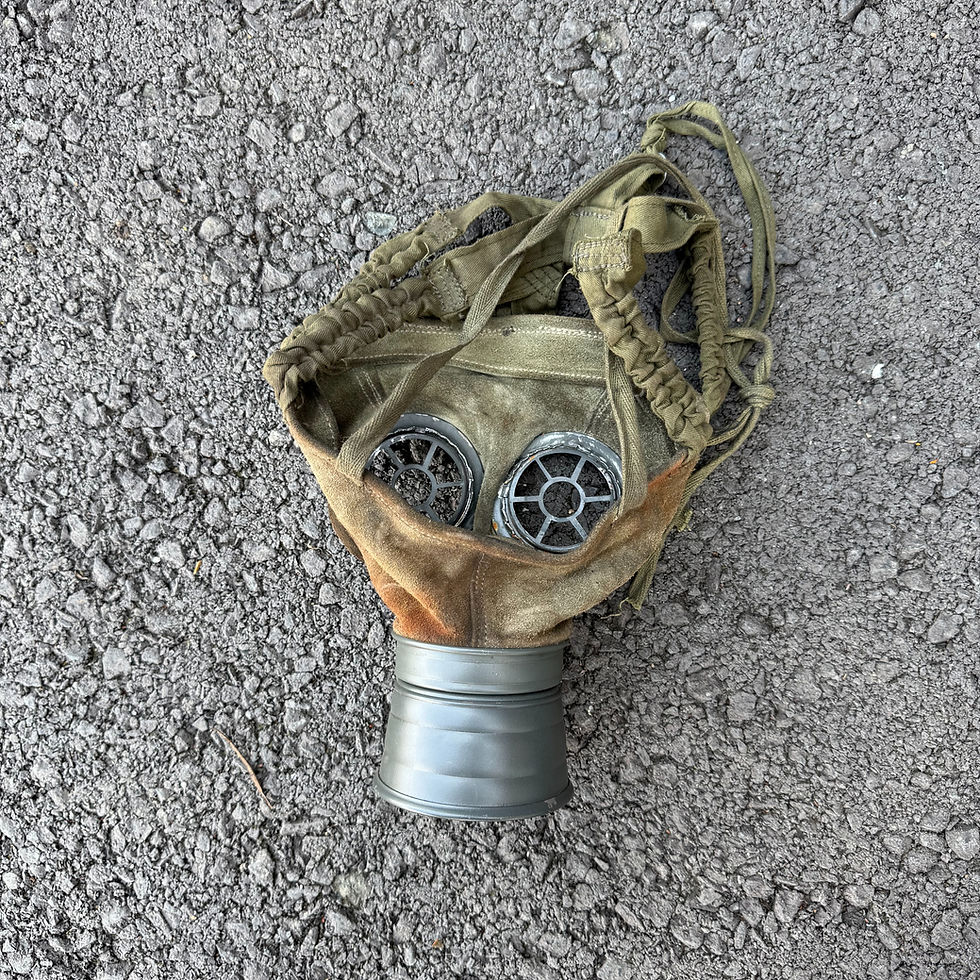 Thumbnail: Replica German WW1 Gas Mask Ledermaske "Gasmaske 17"